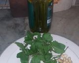 A picture of step 2 of Creamy pesto sauce pasta.