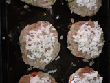 Hamburguesas de pollo y zapallito