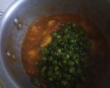 A picture of step 6 of Bhindi Aloo.