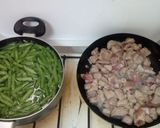 Foto del paso 1 de la receta: Saltado de vainitas con carne