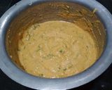 A picture of step 2 of Sponge Gourd Pakoda.