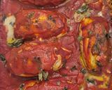 Une image de l'étape 8 de Encornets Farcis au Boeuf et Sauce Tomate.