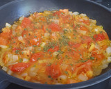 Foto del paso 3 de la receta: Espaguetis en salsa cremosa de tomate, pimientos asados y ricotta