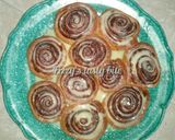 A picture of step 8 of Cinnamon roll.