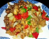 Foto langkah ke 7 dari resep Tumis Ayam Paprika.