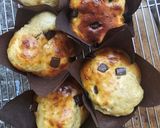 Gambar langkah 6 resipi High Protein Chocolate Chunks Muffins.