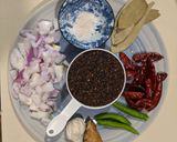 A picture of step 1 of Khasi Smokey Black Sesame Chicken Curry.