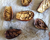 Foto del paso 1 de la receta: Berenjenas rellenas de ternera y champiñón