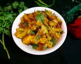 गोभी आलू मसाला (Gobi aloo masala recipe in Hindi) रेसिपी चरण 4 फोटो
