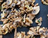 A picture of step 4 of Creamy Walnuts & Mushrooms on Toast.