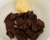 Hình bước làm 4 của món Nama sô cô la (nama chocolate) cho lễ Valentine