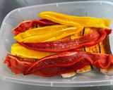 Une image de l'étape 11 de Aubergines chinoises et poivrons grillés aux épices et coriandre (recette plancha).