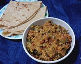 A picture of step 3 of Spong gourd vegetable.