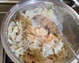 A picture of step 8 of Cajun Chicken and Farfalle Alfredo Pasta.