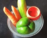 A picture of step 1 of 🇮🇳 Tricolour Garden Platter.