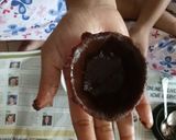 A picture of step 5 of Choco lava cake.