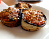 Foto del paso 5 de la receta: Muffins de berenjena y calabacín con verduritas y pollo