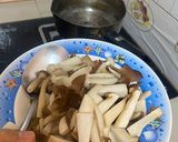 รูปขั้นตอนการทำที่ 2 ของ ลาบเห็ดใส่เต้าหู้ทอดเจ