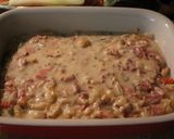 Sonkás-sajtos rakott tészta recept fázis 2 fotója
