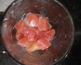 A picture of step 1 of "Watermelon Mojito" #AR #Summer special challenge.