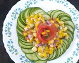 A picture of step 5 of Dil-Fill Corn Chaat.