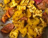 A picture of step 3 of Paneer butter masala.