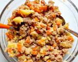 A picture of step 4 of Cabbage Rolls with Sausage and Vegetables.