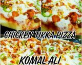 A picture of step 1 of Creamy chicken tikka pizza.