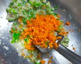 A picture of step 1 of Vegetable Spring Roll.