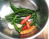 Foto langkah ke 2 dari resep Teri Sambel Lombok Ijo.