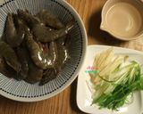 香料鹽焗蝦【WMF Fusiontec 28cm雙耳淺燉鍋】的食譜步驟1照片
