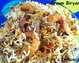A picture of step 5 of Prawn biryani.