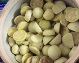 Hình bước làm 4 của món Kim chi cà pháo