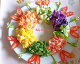Hình bước làm 2 của món Salad rau củ trộn xốt mayonnaise