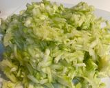 A picture of step 2 of Zucchini and Carrot Burgers.