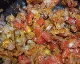 A picture of step 4 of Bhindi 2 pyaja.