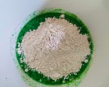 Foto langkah ke 3 dari resep Roti Sobek Pandan Kukus.