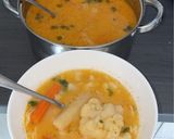 Karfiolleves recept fázis 4 fotója
