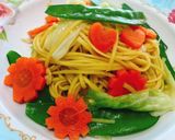 รูปขั้นตอนการทำที่ 4 ของ หมี่ซั่วเจ #กินผักรักสุขภาพ2