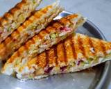 Mixed veg, cheese grilled sandwich recipe step 6 photo