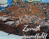 A picture of step 4 of Brownie Cake.