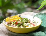 Hình bước làm 5 của món Canh Chua Nấm Bào Ngư Nấu Lá Me