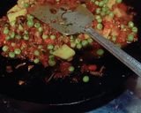 A picture of step 4 of Veg Tawa poulao.