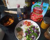 A picture of step 1 of Odisha Style Chilli Fish.