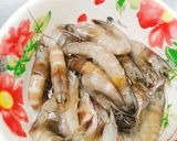 Hình bước làm 1 của món Cháo tôm