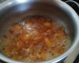 A picture of step 4 of Khubani ka meetha.