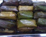 Foto langkah ke 8 dari resep Lontong isi oncom pedas.