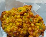 Foto langkah ke 3 dari resep Bakwan jagung bumbu cabe ulek.
