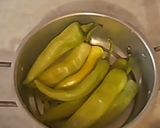 صورة لخطوة 1 من وصفة فلفل مفور مرقد 🌶 بصلصة رائعة 👍