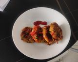 A picture of step 4 of Mix vegetable paneer cheese cutlet.